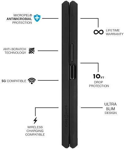 Case-Mate - Kemény tok Samsung Galaxy Z Hajtás 2 5G - Fekete