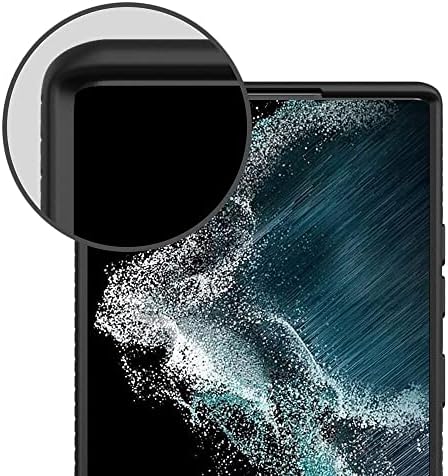 Gear4 Slim Fény tok Samsung Galaxy S22 Ultra [Katonai D30 13 FT Csepp Védelem] Koppenhágai Sorozat, Fekete