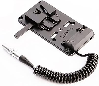Ansso 2 Pin-V-lock Zár Akkumulátor Lemez hálózati Kábel Adapter Z CAM E2 M4 S6 F6 F8 Kamera