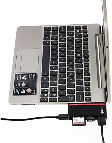 Navitech 2 az 1-ben Laptop/Tablet USB 3.0/2.0 HUB Adapter/Micro USB Bemenet SD/Micro SD Kártya Olvasó Kompatibilis Huawei