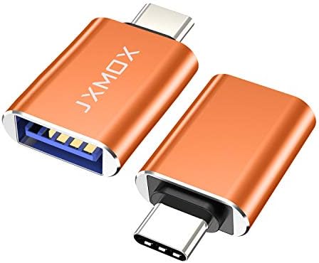 USB-C-USB Adapter [2-Pack], Thunderbolt 3 USB 3.0 OTG Adapter Kompatibilis MacBook Pro,Chromebook,Pixelbook,Microsoft
