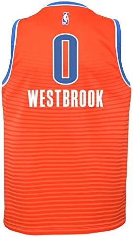 Outerstuff NBA Fiúk Ifjúsági (8-20) Russell Westbrook Oklahoma City Thunder Swingman Nyilatkozat Jersey