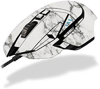 MightySkins Bőr Kompatibilis Logitech G502 Proteus Spektrum Gaming Mouse - Fehér Márvány | Védő, Tartós, Egyedi Vinil-wrap