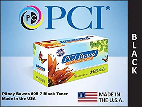 PCI Márka Kompatibilis Toner Patron Csere Pitney Bowes 805-7 Fekete Festékkazetta 10K Hozam