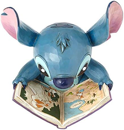 Disney Hagyományok által Jim Shore Lilo Öltés Szem egy Mesekönyv Kő Gyanta Figura, 5.75