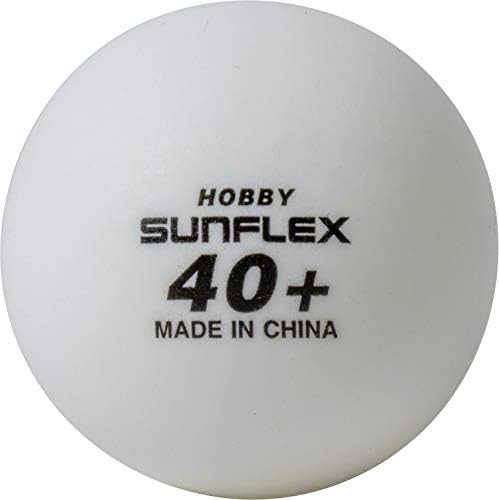 Sunflex Hobbi, asztali Tenisz Labdák - Csomag 12 Ping-Pong Labdák - Műanyag 40+ asztalitenisz Csomag Képzési Labdák