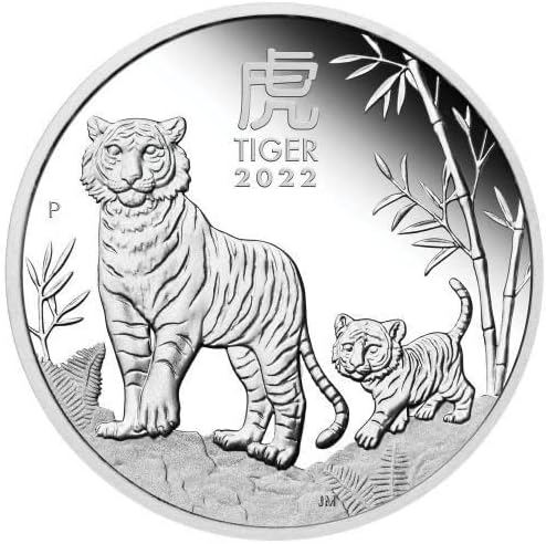 Ausztrália 2022 Kínai Zodiákus Tigris Év Állat Kitüntetést A Kínai Új Év Dekoráció Tigris Arany Érme Érme