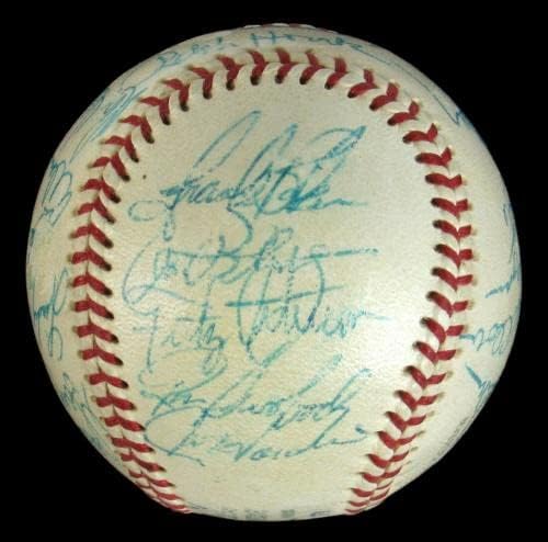 1971-ben a New York Yankees Csapatát Aláírt Hivatalos Amerikai profi Baseball-Liga SZÖVETSÉG COA - Dedikált Baseball