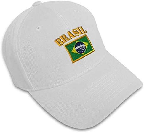Baseball Sapka Brazil Stílus B Zászló Hímzés Országok Kalapok Férfi & Nő
