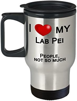 Shar Pei Labor Bögre - Szeretem A Labor Pei, nem az Emberek - Ajándékokat Labrador Sharpeis