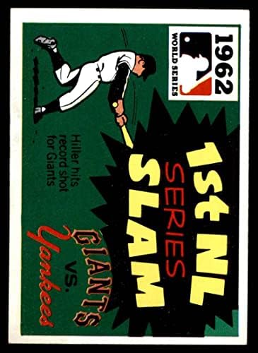 1971 Fleer World Series 60 1962 Yankees/Óriások Yankees/Óriások (Baseball Kártya) VG Yankees/Óriások