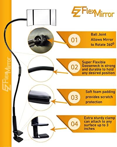 Quazix EZ Flex Tükör Egyéni Frizura - Vágott A Saját Haj A Három irányú Vágás. Trifold Vágás Lehet Használni, Mint egy