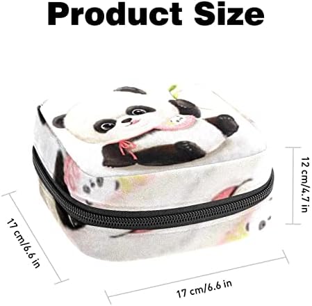Panda baba Egészségügyi betét Tároló Táska, Menstruációs Csésze Tok, Kis Smink, Egészségügyi betét Szervező,Kicsi,Hordozható,Nagy