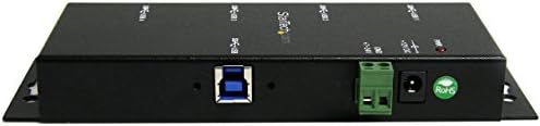 StarTech.com 4-Port USB 3.0 Hub - 5Gbps - Fém Ipari USB-Hub - Falon vagy az asztalon Csatlakoztatható USB-Hub - TAA