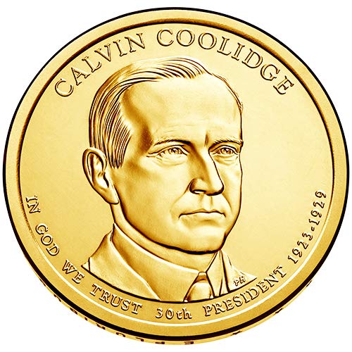 2014 P Pozícióba, DE Calvin Coolidge Elnök Dollár Választás Uncirculated MINKET Menta