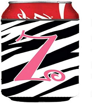 Caroline Kincsek CJ1037-ZCC Levelet Z Kezdeti Zebra Csíkos, Rózsaszín vagy Üveg Ölelkezős, Lehet Hűvösebb Ujja Ölelkezős